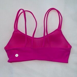 lululemon athletica Bright Pink Strappy Sports Bra
